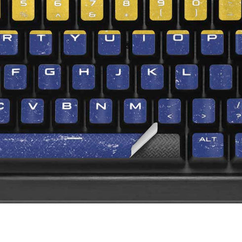 Colombia Flag Distressed K95 RGB PLATINUM Mechanical Gaming Keyboard Skin